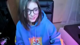 Pendejita играе с вибратор